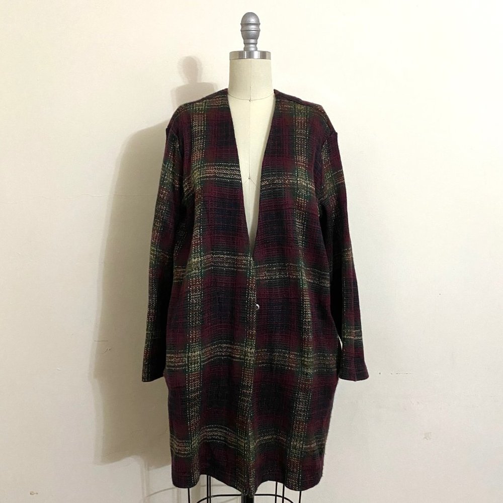 UNIF Nevermind Plaid Tartan Duster